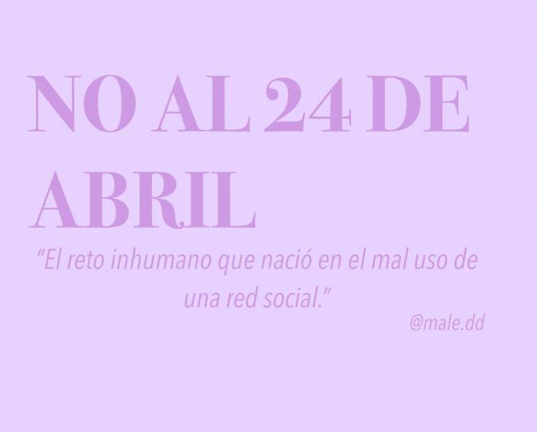 No al 24 de abril. 