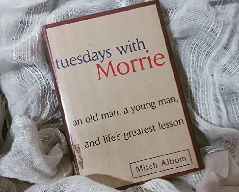 Book Cover of "Tuesdays With Morrie".