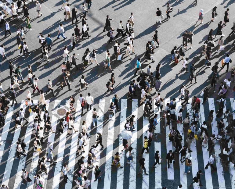 people walking