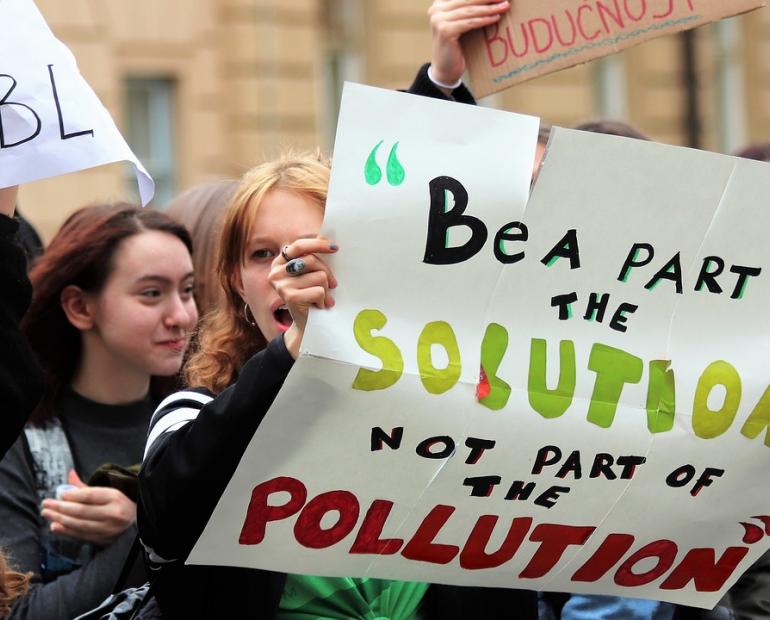 Students Climate Strike- Be A Part Of The Solution Not Part Of The Pollution